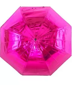 Shiny Glamour sateenvarjo, metallihohto pinkki - 3