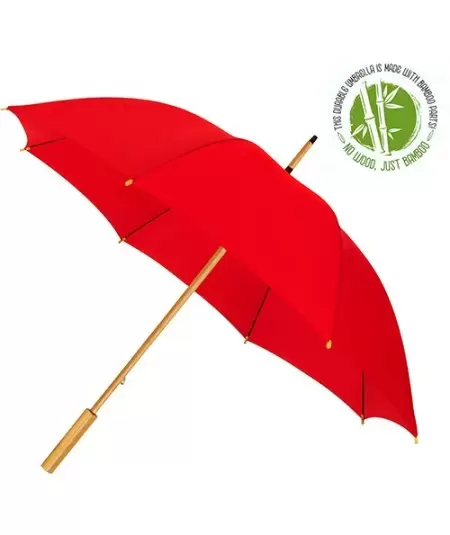 ECO Bamboo sateenvarjo Red - 1