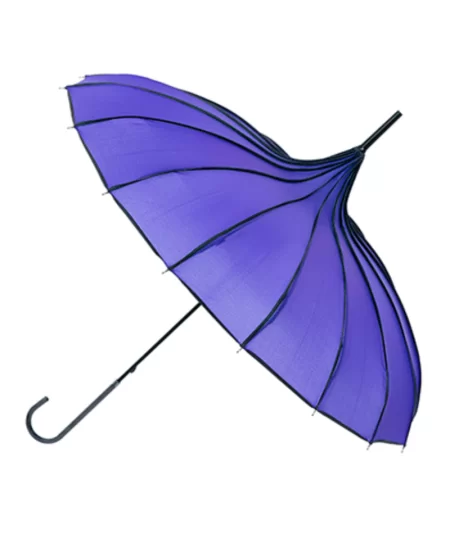 Elegantti Violet Dots sateenvarjo