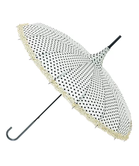 Polka Cream sateenvarjo