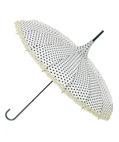 Polka Cream sateenvarjo