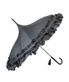 Primadonna vintage sateenvarjo, Musta