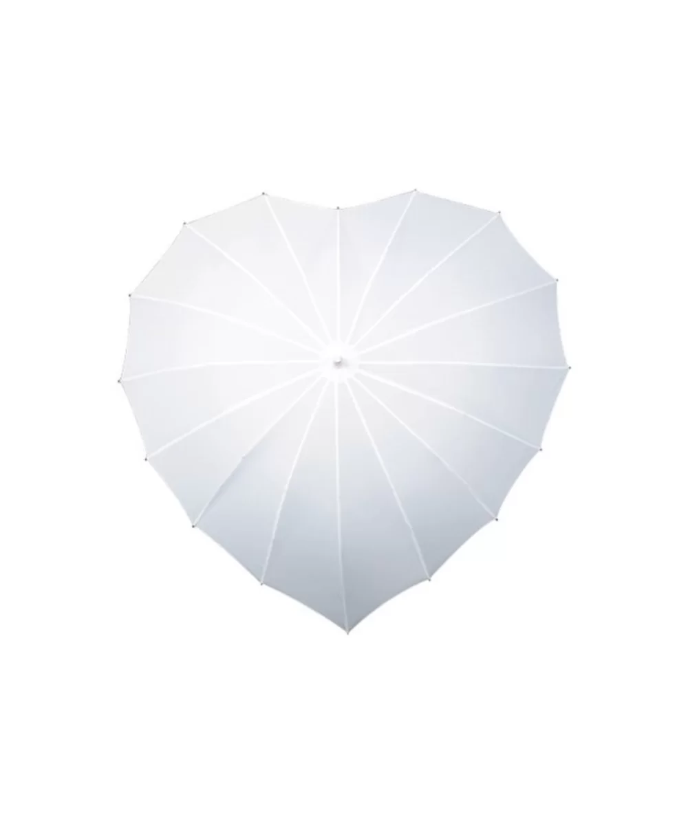 Valkoinen Sydän sateenvarjo