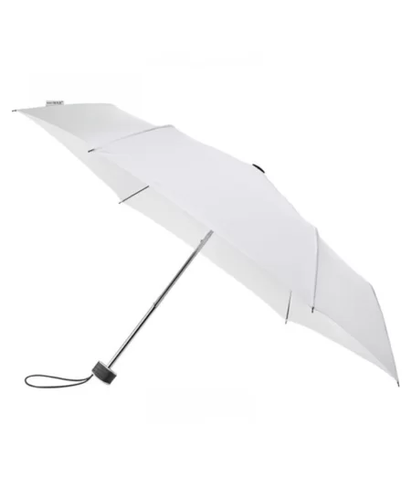 Minimax kokoontaitettava valkoinen sateenvarjo