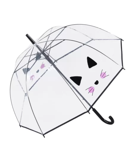 Kissanviikset, läpinäkyvä sateenvarjo