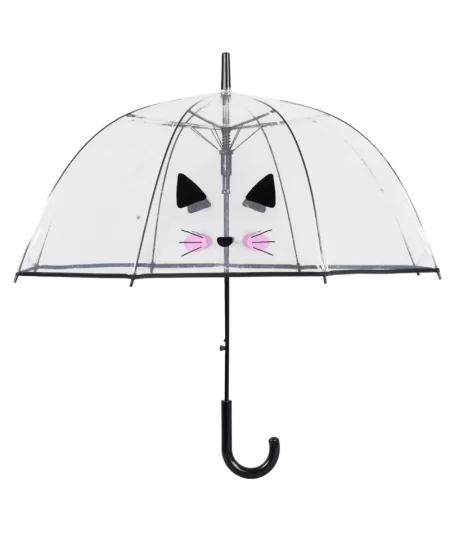 Kissanviikset, läpinäkyvä sateenvarjo