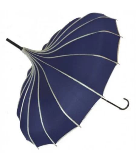 Elegantti Navy Blue sateenvarjo