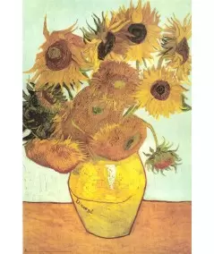 Kangaskassi Auringonkukat, Vincent van Gogh